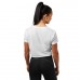 BB Astoria Cropped Tee - White, (Vain L-koko)